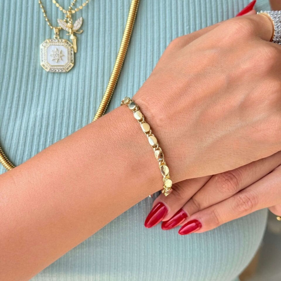 Pullu Vip Seri Xuping Bileklik Gold