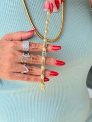 Topcuk Detaylı Labirent Vip Bileklik Gold