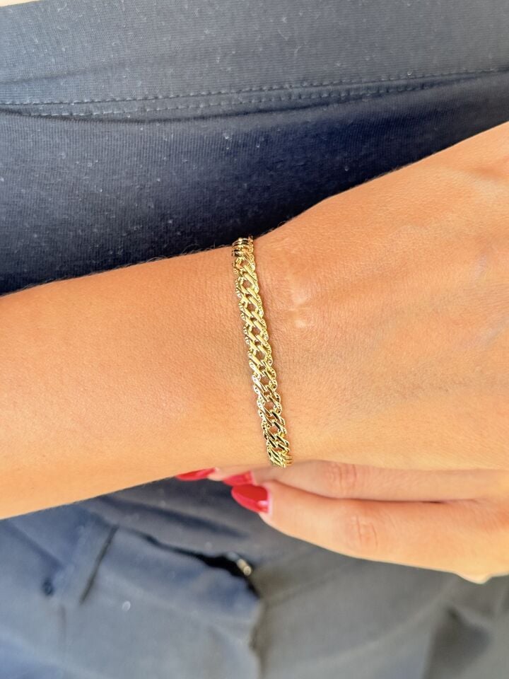 Hasır Vip Bileklik Gold