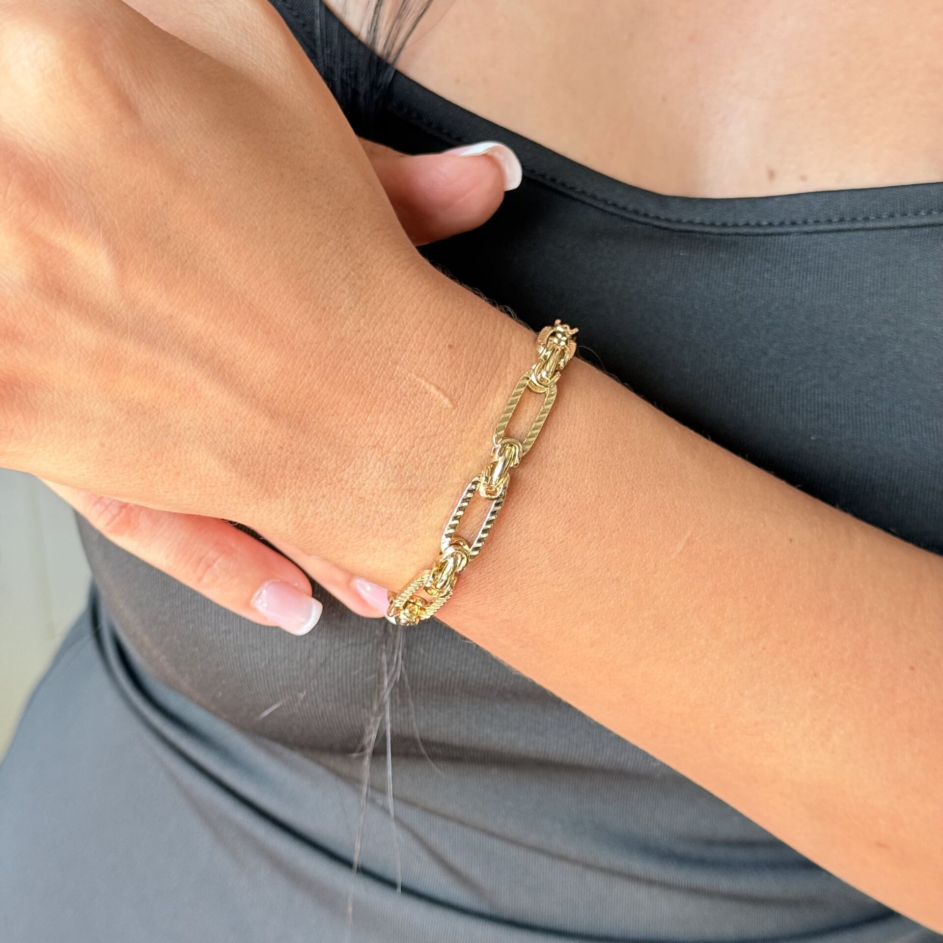 Vip Seri Ataç Model Bileklik Gold