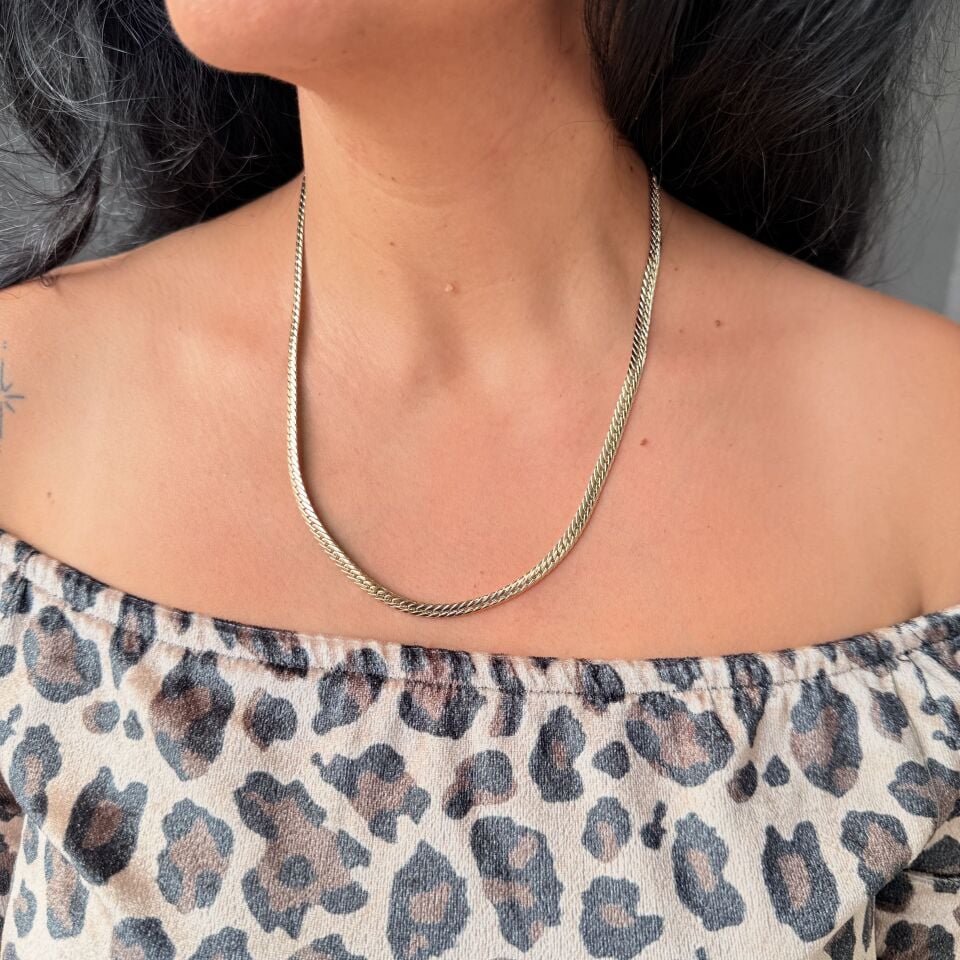 Kuyumcu Zincir Vip Xuping Kolye Gold