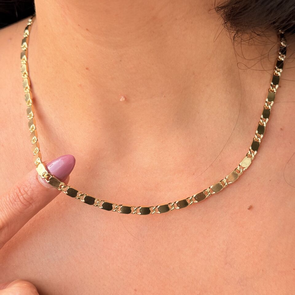 Ezme Zincir Xuping Vip Kolye Gold