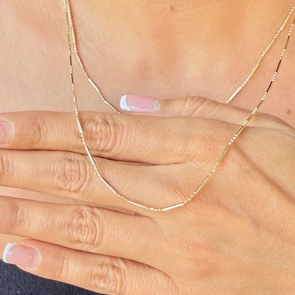 Ekstra Uzun Çok Katmanlı Kolye Gold