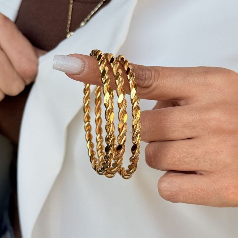 Burma Bilezik 22 Ayar Altın Kaplama