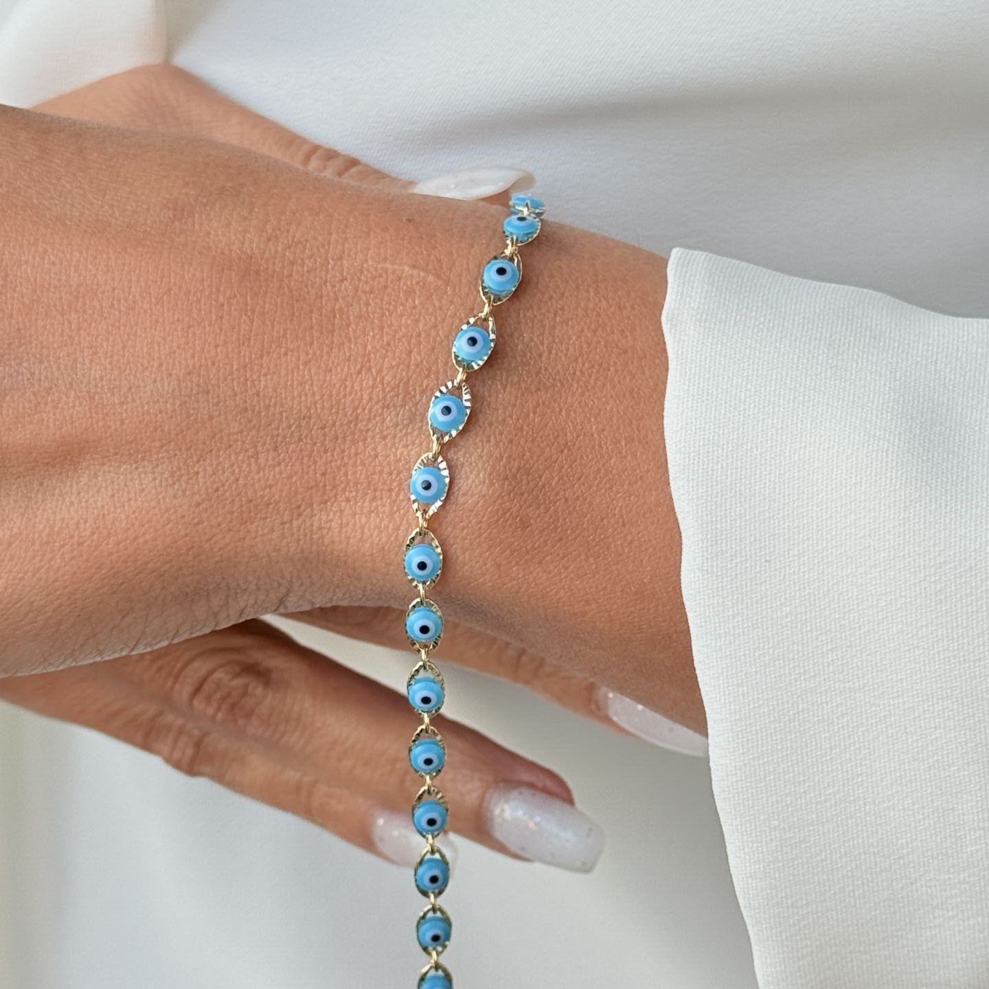 Nazar Boncuklu Vip Bileklik Gold