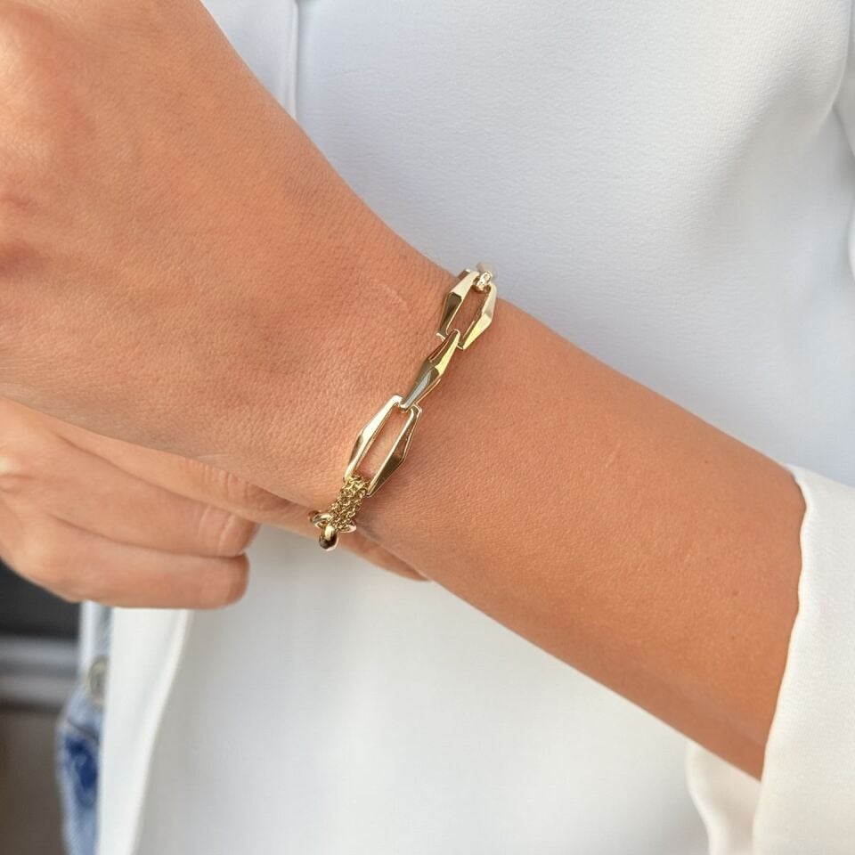 Karma Model Vip Seri Bileklik Gold