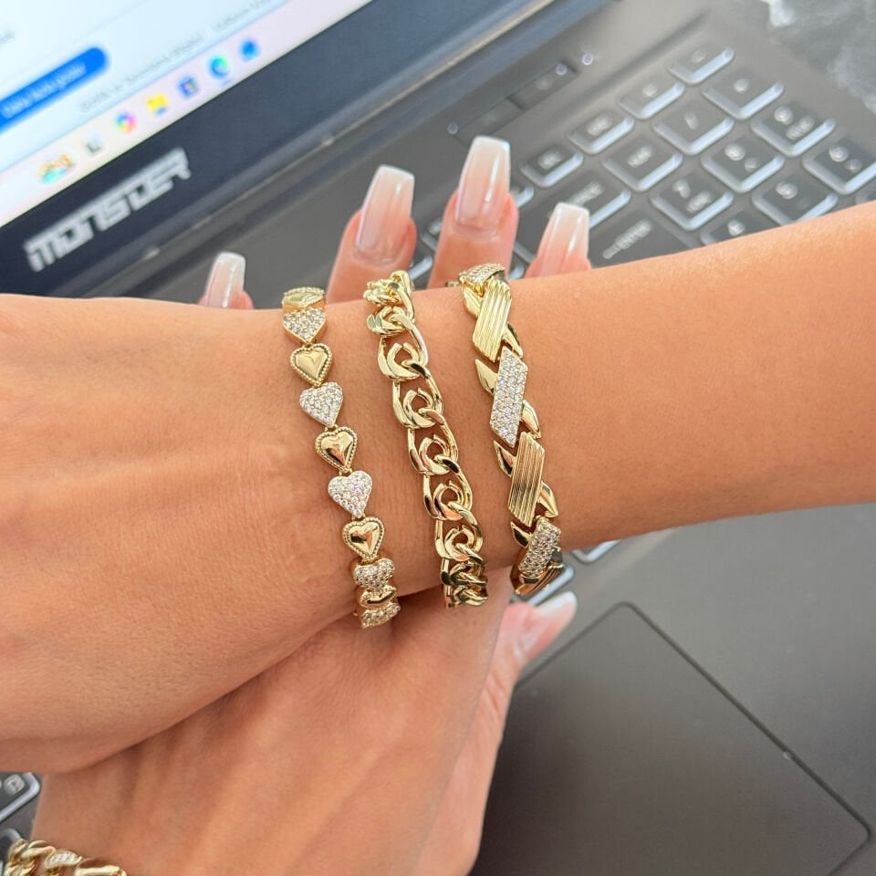 Kilit Model Vip Seri Xuping Bileklik Gold