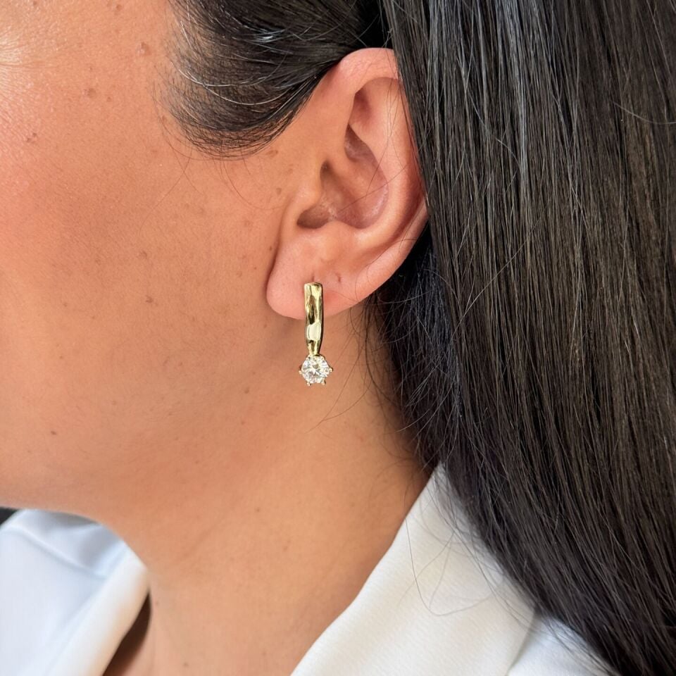 Tektaş Model Vip Xuping Küpe Gold