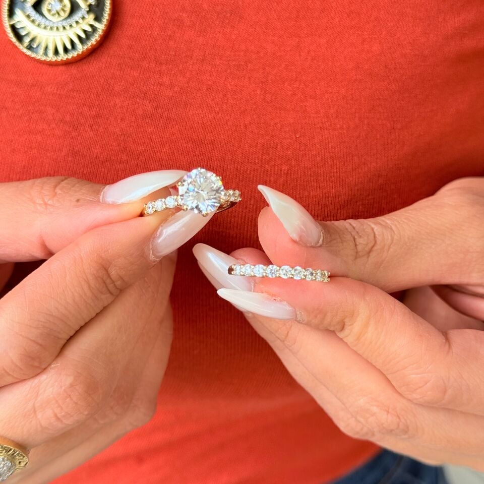 İkili Tektaş Zirkon Taşlı Vip Xuping Yüzük Gold